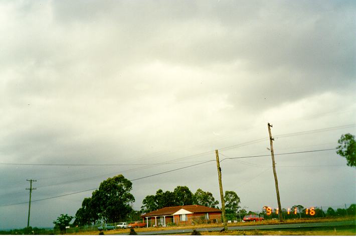 stratocumulus stratocumulus_cloud : Schofields, NSW   16 November 1991