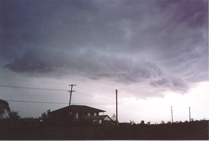 shelfcloud shelf_cloud : Schofields, NSW   20 November 1994