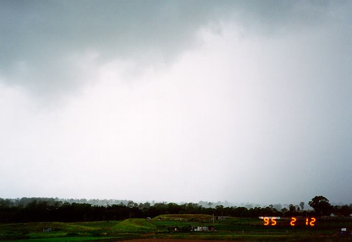 raincascade precipitation_cascade : Schofields, NSW   12 February 1995