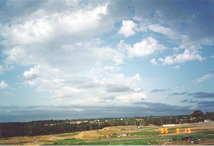 altocumulus castellanus : Schofields, NSW   15 September 1995