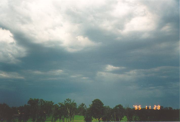 raincascade precipitation_cascade : Schofields, NSW   28 November 1995