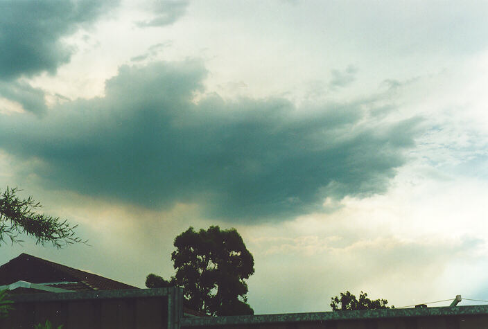 cumulonimbus thunderstorm_base : Oakhurst, NSW   28 November 1995