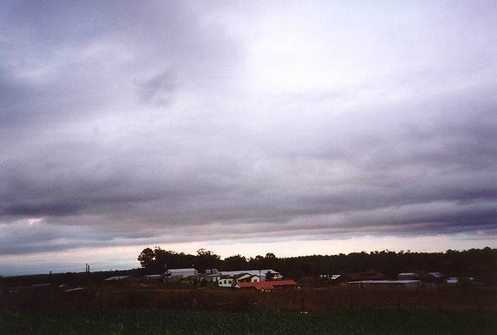 stratocumulus stratocumulus_cloud : Schofields, NSW   7 May 1996