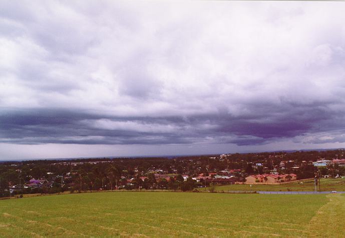 stratocumulus stratocumulus_cloud : Rooty Hill, NSW   17 November 1996