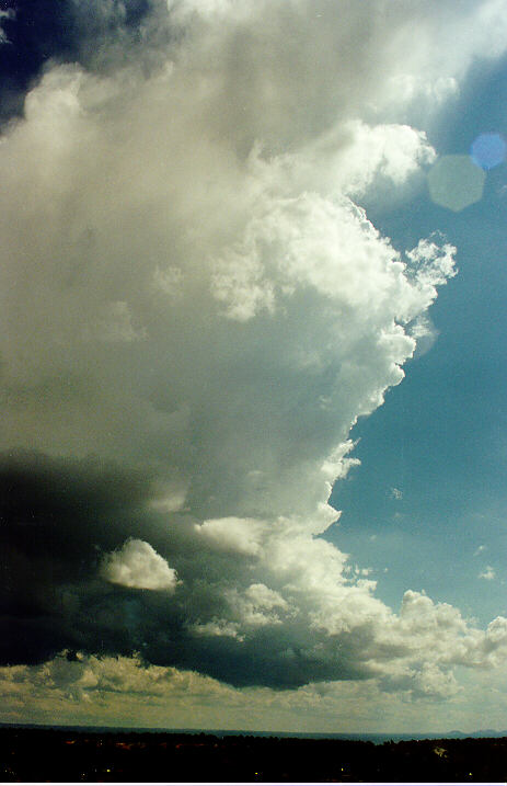 thunderstorm cumulonimbus_calvus : Rooty Hill, NSW   23 March 1997