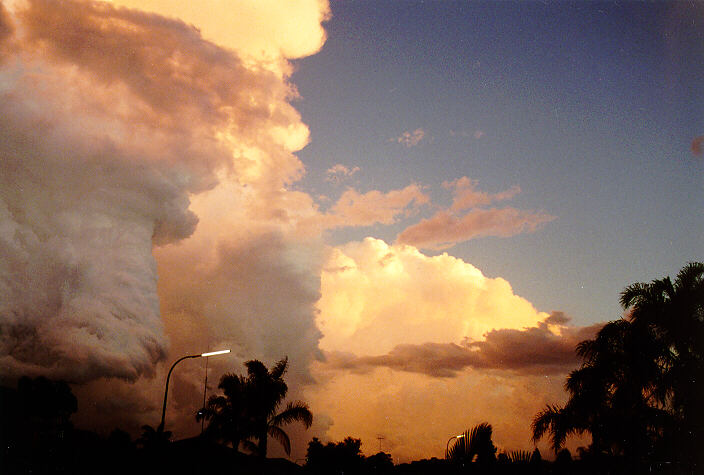 thunderstorm cumulonimbus_incus : Oakhurst, NSW   23 March 1997