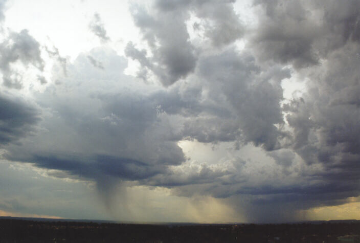 thunderstorm cumulonimbus_calvus : Rooty Hill, NSW   15 February 1998