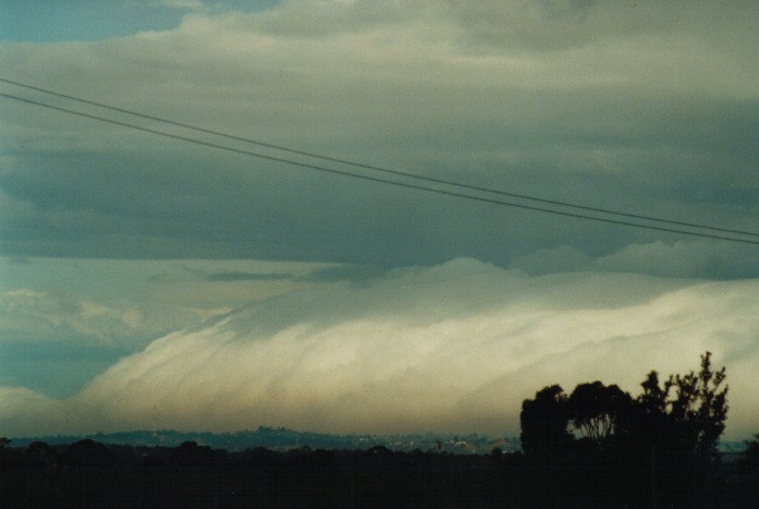 cumulonimbus thunderstorm_base : Schofields, NSW   29 June 2000