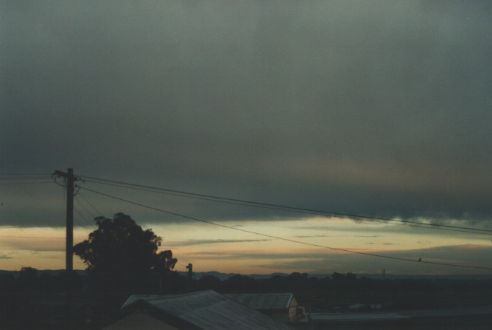 altostratus altostratus_cloud : Schofields, NSW   23 August 2000