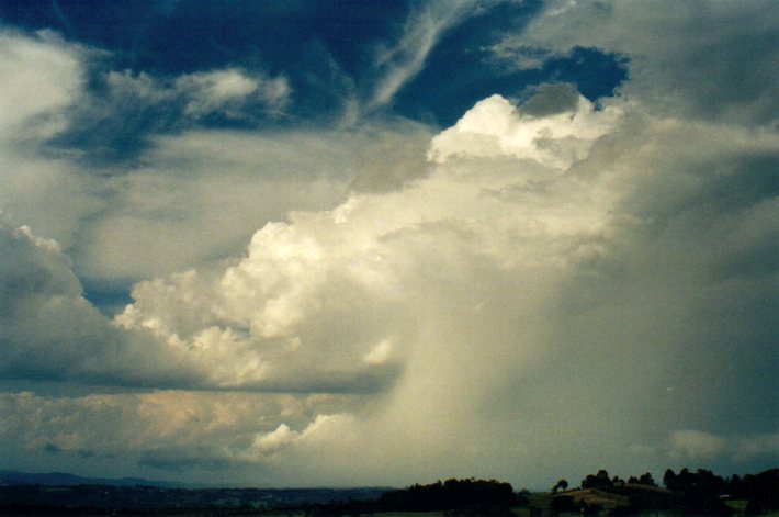 raincascade precipitation_cascade : McLeans Ridges, NSW   29 December 2001