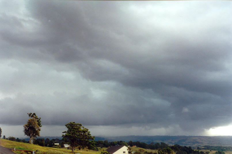 cumulonimbus thunderstorm_base : McLeans Ridges, NSW   23 August 2002