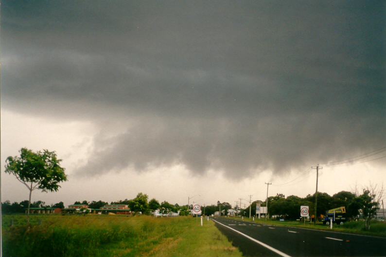 cumulonimbus thunderstorm_base : Casino, NSW   23 March 2003