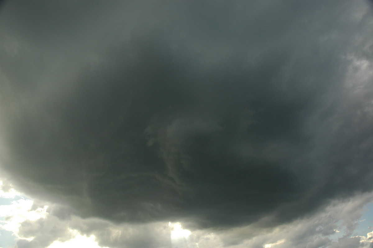 cumulonimbus thunderstorm_base : near Lismore, NSW   4 April 2006