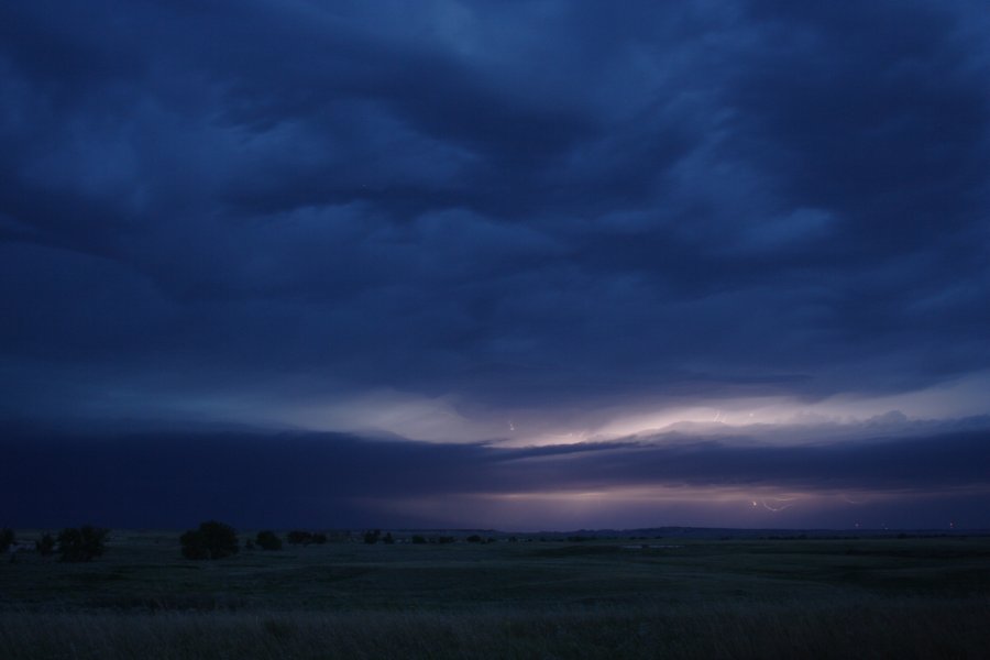 cumulonimbus thunderstorm_base : near Rapid City, South Dakota, USA   28 May 2006