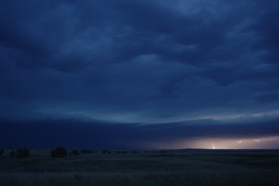 cumulonimbus thunderstorm_base : near Rapid City, South Dakota, USA   28 May 2006