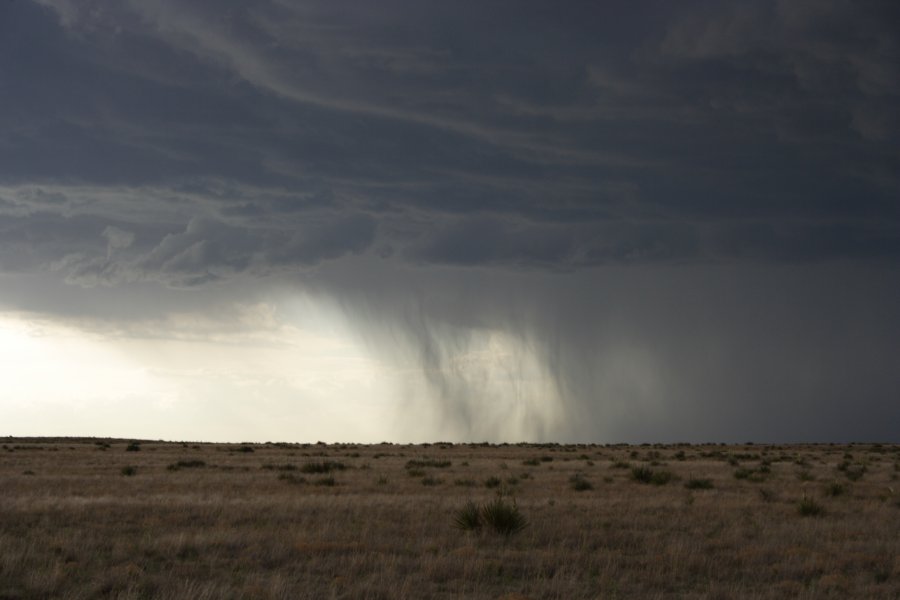 cumulonimbus thunderstorm_base : N of Clayton, New Mexico, USA   2 June 2006