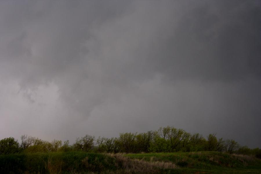 cumulonimbus thunderstorm_base : SSW of Seymour, Texas, USA   13 April 2007