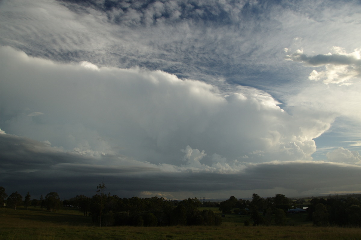 thunderstorm cumulonimbus_incus : Junction Hill, NSW   15 March 2009