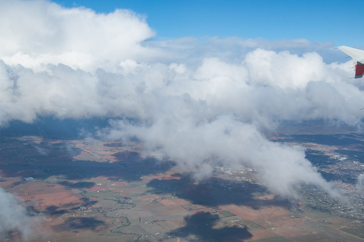 cloudsflying clouds_taken_from_plane : VIC   24 August 2009