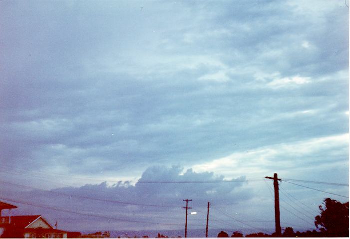 stratocumulus stratocumulus_cloud : Schofields, NSW   22 February 1990