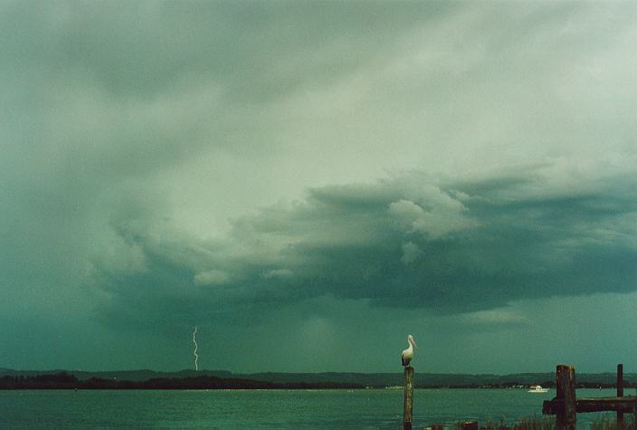 cumulonimbus thunderstorm_base : Ballina, NSW   28 December 1995