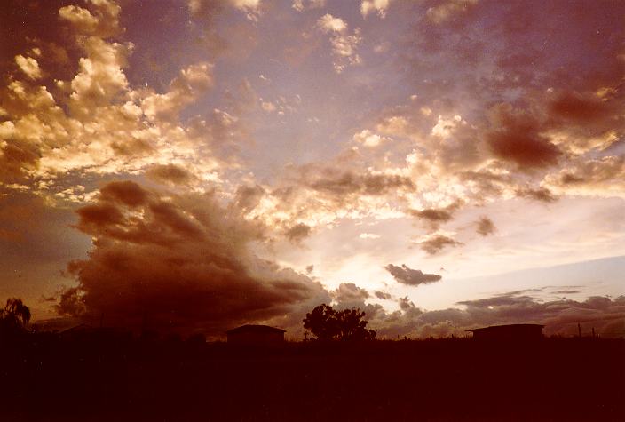 thunderstorm cumulonimbus_calvus : Schofields, NSW   11 April 1996