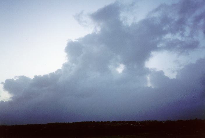 thunderstorm cumulonimbus_calvus : Schofields, NSW   3 May 1996