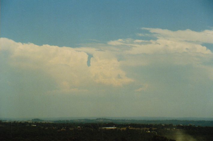 thunderstorm cumulonimbus_incus : Kemps Creek, NSW   19 January 1999