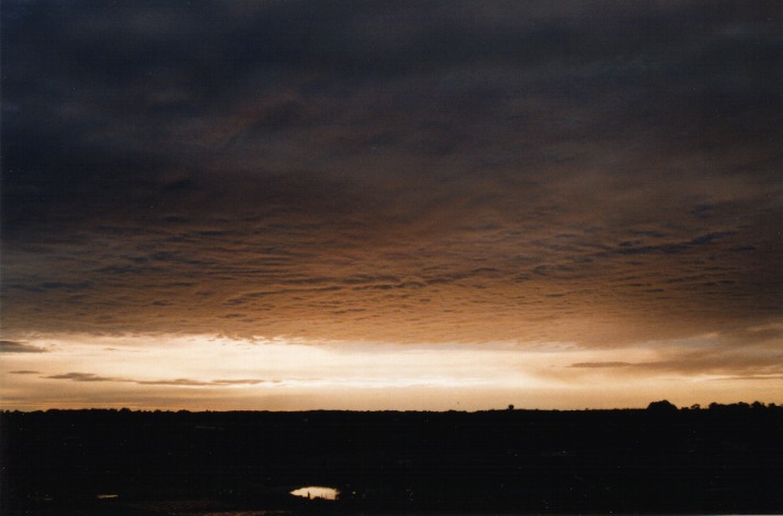 altocumulus altocumulus_cloud : Schofields, NSW   26 October 1999