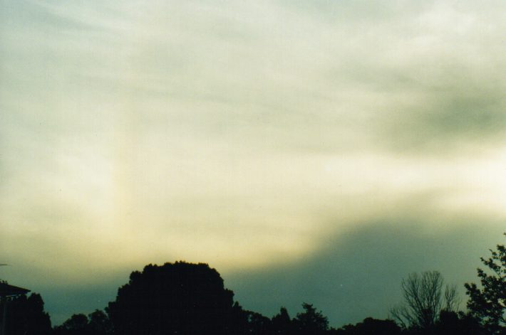 cirrostratus cirrostratus_cloud : Wollongbar, NSW   30 October 1999