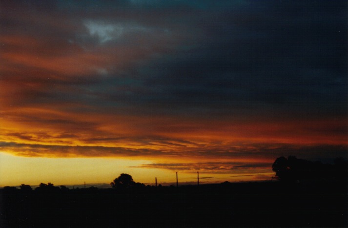 sunset sunset_pictures : Schofields, NSW   20 June 2000