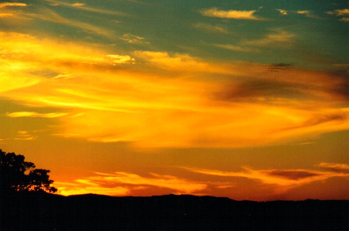 sunset sunset_pictures : McLeans Ridges, NSW   14 June 2001
