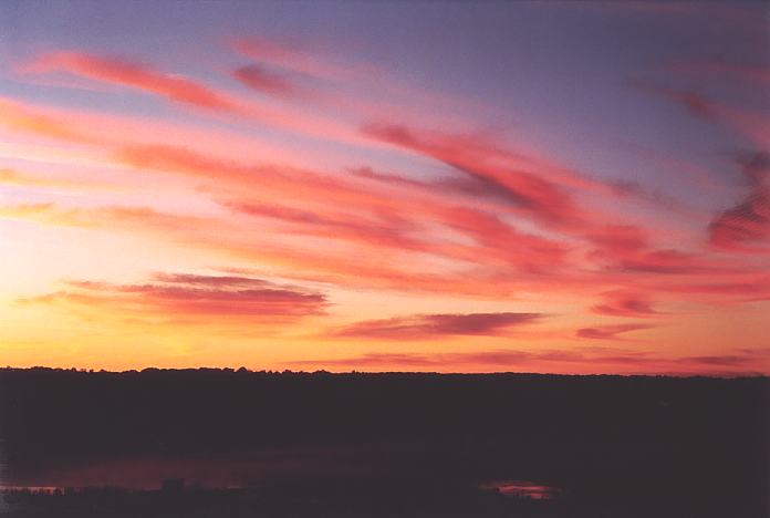 sunrise sunrise_pictures : Schofields, NSW   22 June 2001