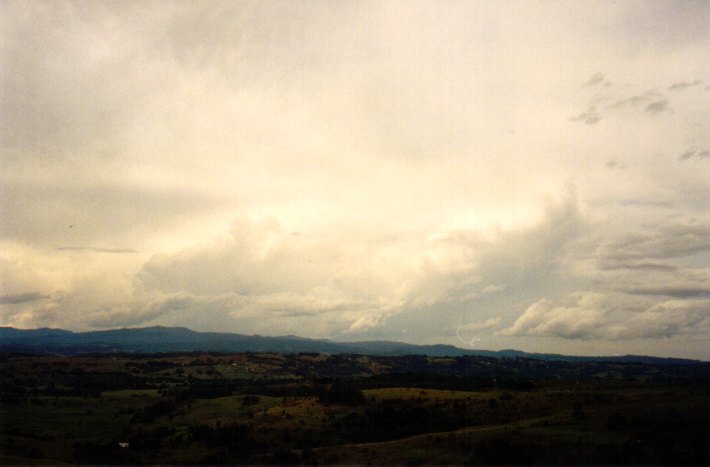 thunderstorm cumulonimbus_calvus : McLeans Ridges, NSW   11 November 2001