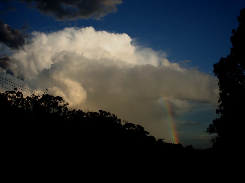 thunderstorm cumulonimbus_incus : W of Barradine, NSW   25 November 2005