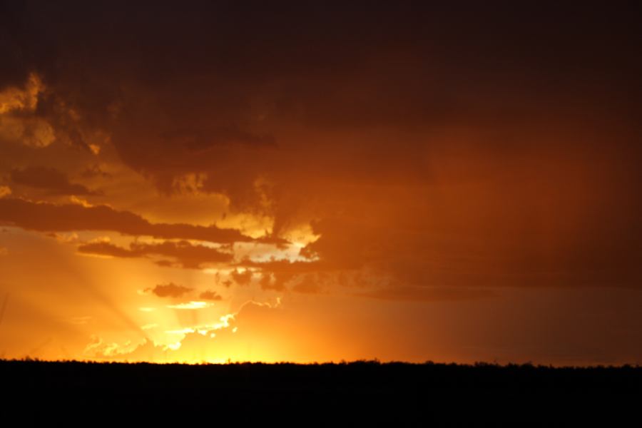 halosundog halo_sundog_crepuscular_rays : ~ 40km N of Inglewood, QLD   13 January 2007