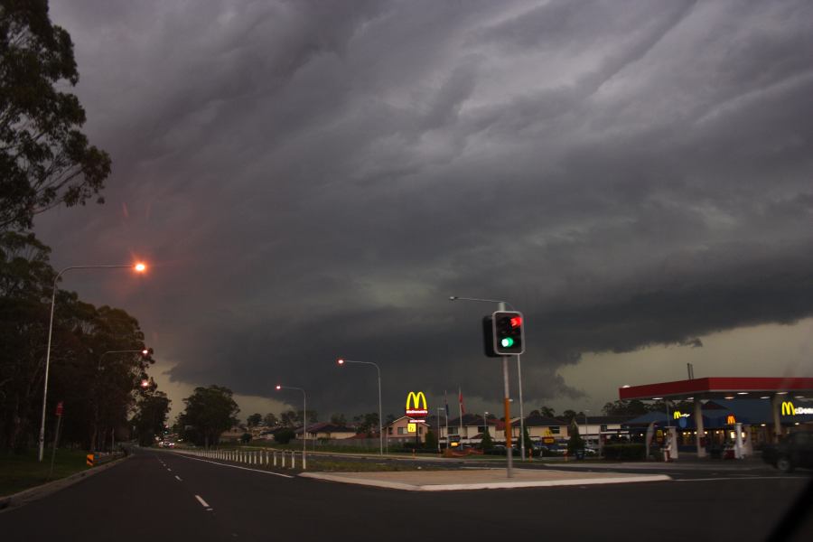 cumulonimbus thunderstorm_base : near Cross Roads, NSW   1 March 2007