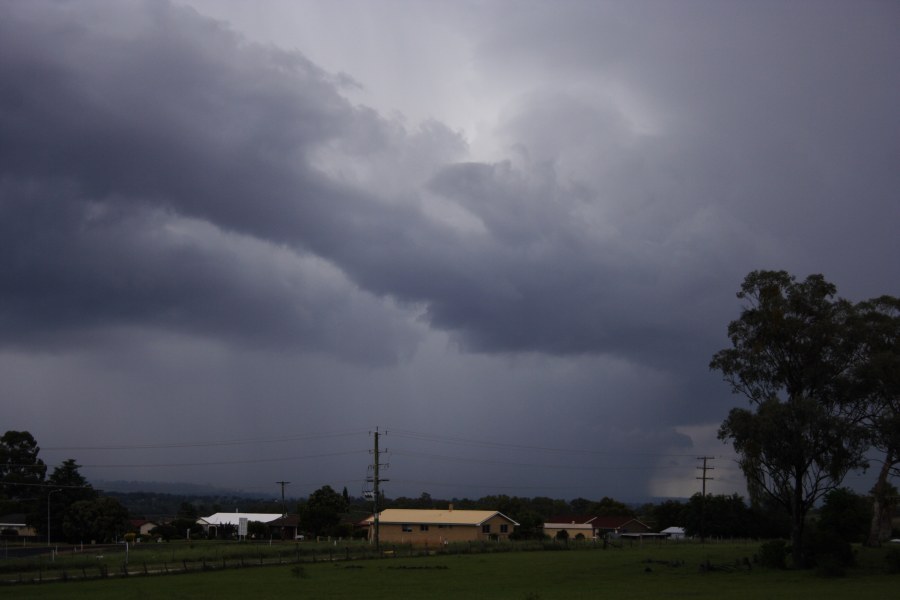 raincascade precipitation_cascade : Inverell, NSW   23 November 2007
