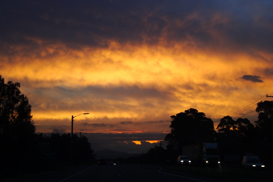 sunset sunset_pictures : near Raymond Terrace, NSW   23 November 2007