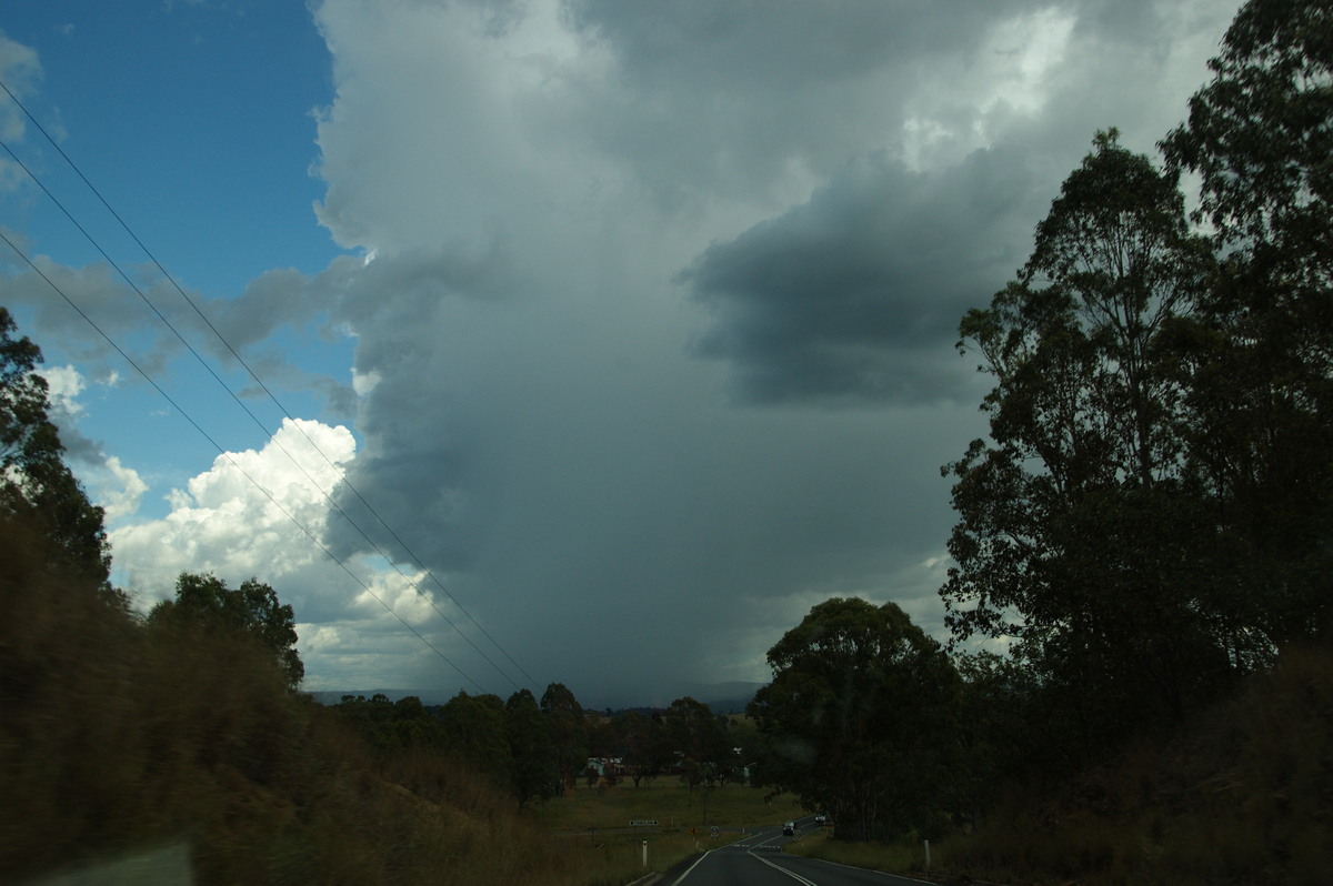 thunderstorm cumulonimbus_incus : Tabulam, NSW   24 January 2009