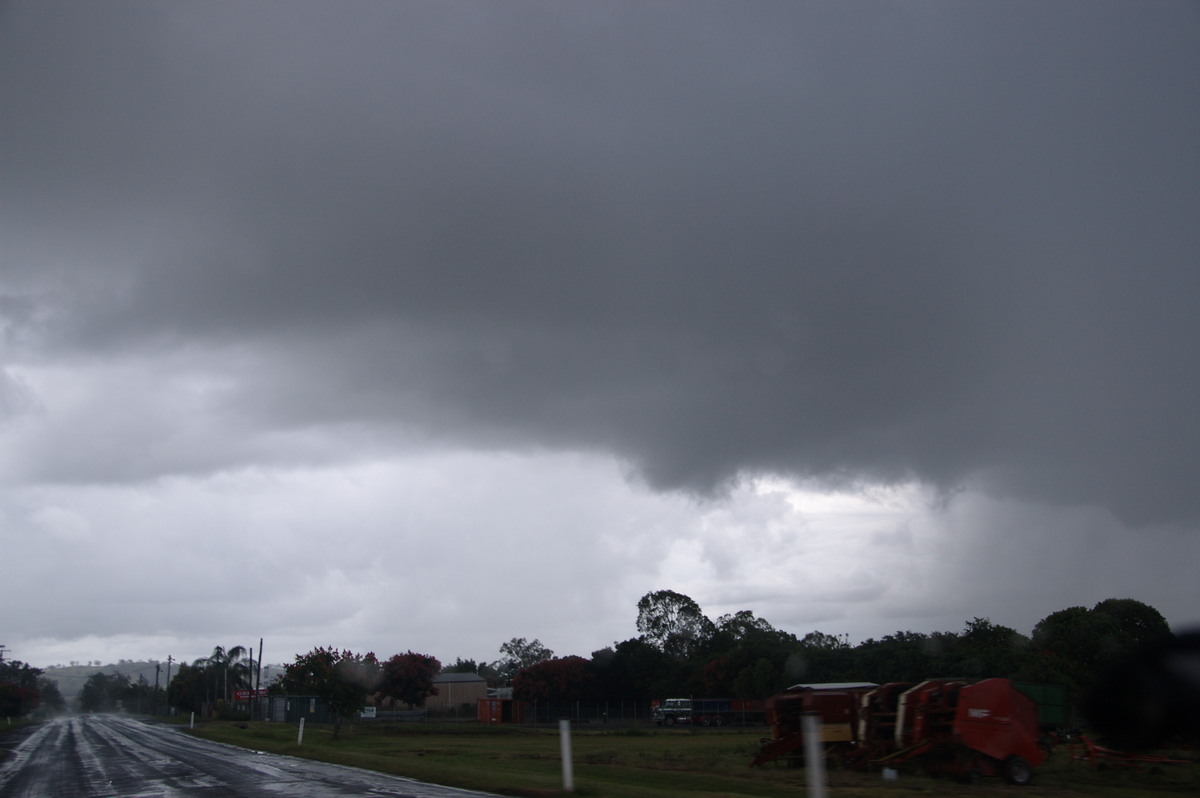 cumulonimbus thunderstorm_base : Beaudesert, QLD   4 April 2009